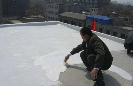 圖為防水涂料施工圖