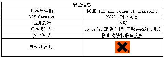 水性消泡劑的安全信息